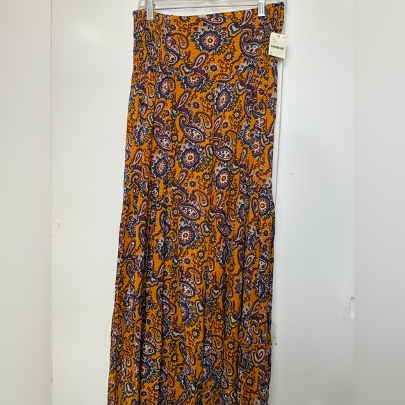 Free People One Aloha Parsley Printed Wide-Leg Pants at Free People - Picture 3 of 10